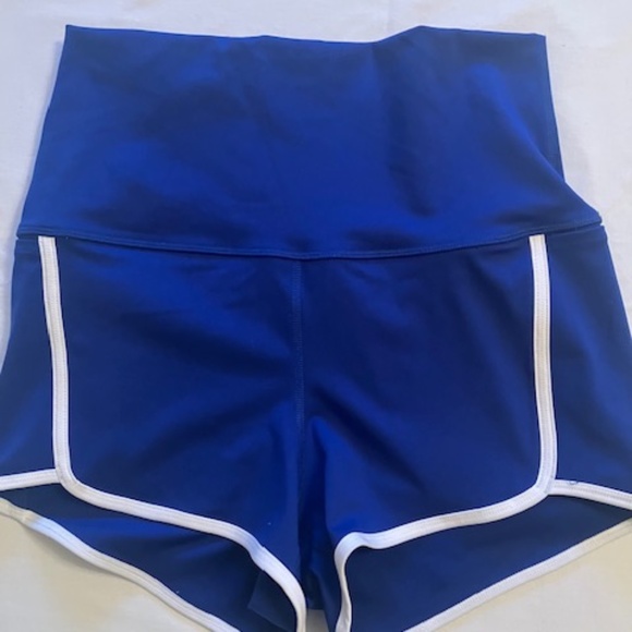 FP Movement Island Time Shorts High Rise / Blue/ Size‎ Large - Picture 1 of 3